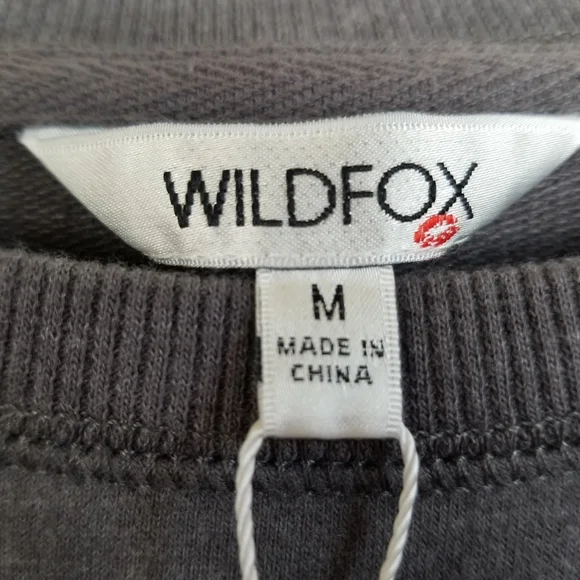 Wildfox Easy Does It Swestshirt Medium NWT - Picture 5 of 5